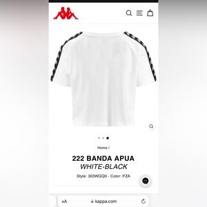 Women’s Kappa short sleeve T.   “regular fit.” 100% cotton